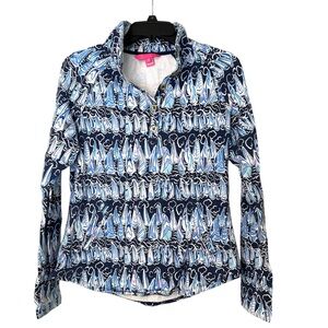 Lilly Pulitzer Captain Popover Sails and Stripes Small